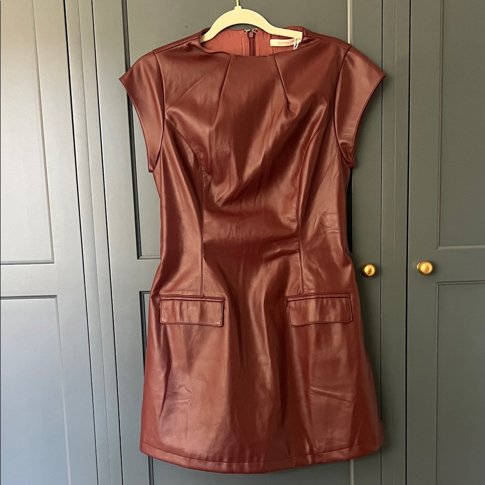 Olivaceous Burgundy Mini Dress